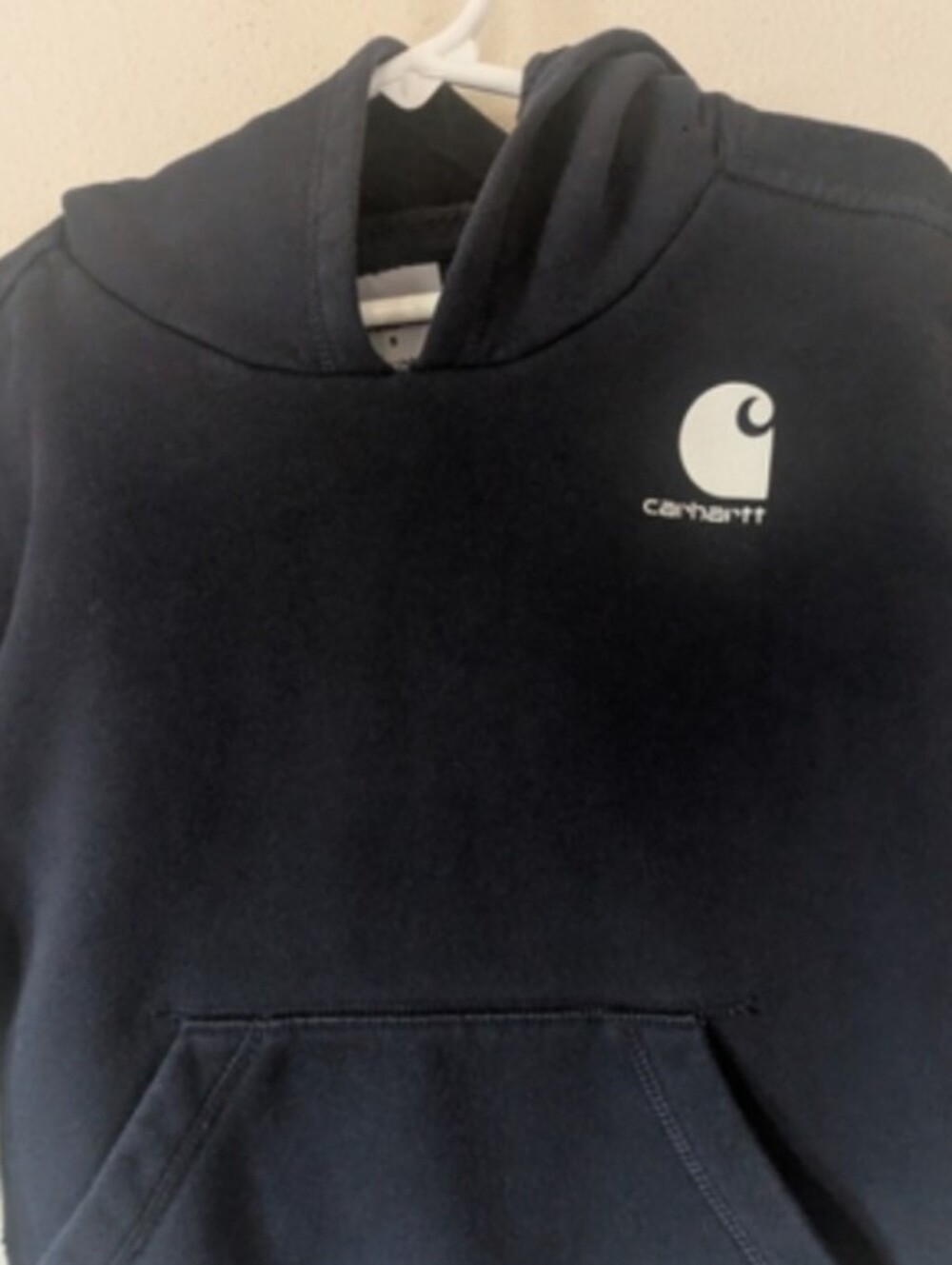 Carhartt Navy Youth Hoodie with Logo 5